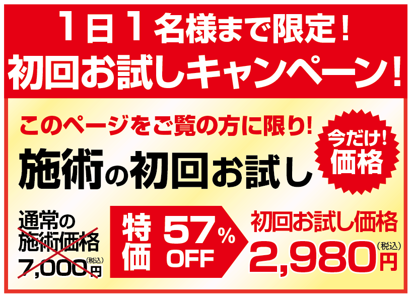 初回お試しキャンペーン